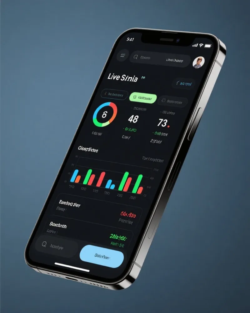 摩域体育娱乐 App Interface