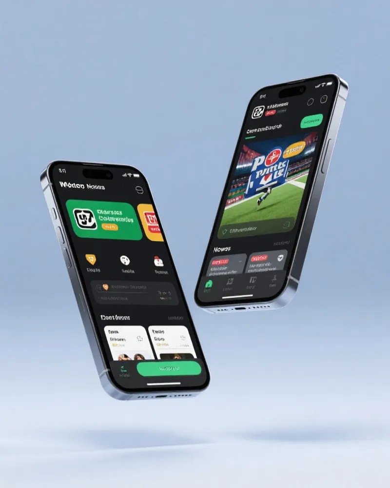 摩域体育娱乐 App Interface